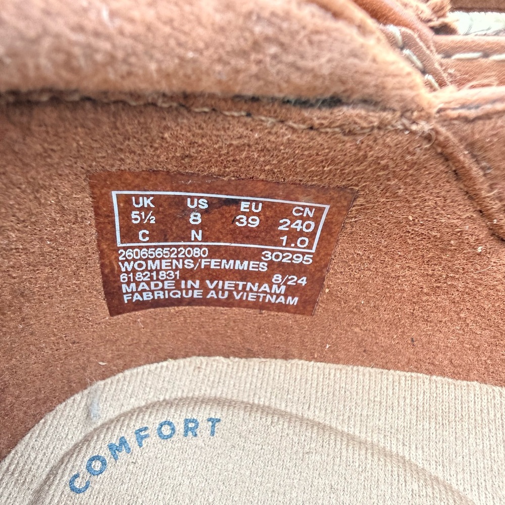 WOMENS CLARKS BROWN LEATHER MARY JANE ASHLAND SPIN Q COMFORT SHOES SIZE 8 NARROW - Picture 8 of 10